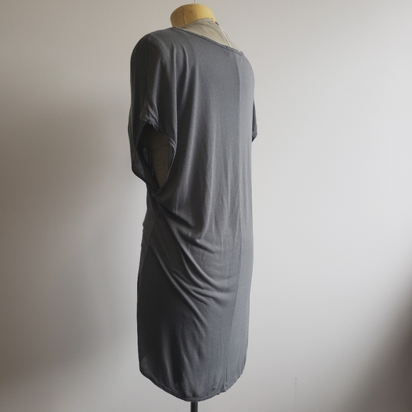 Nation Ltd Oversized Flowy Tee Shirt Grey - Picture 3 of 7